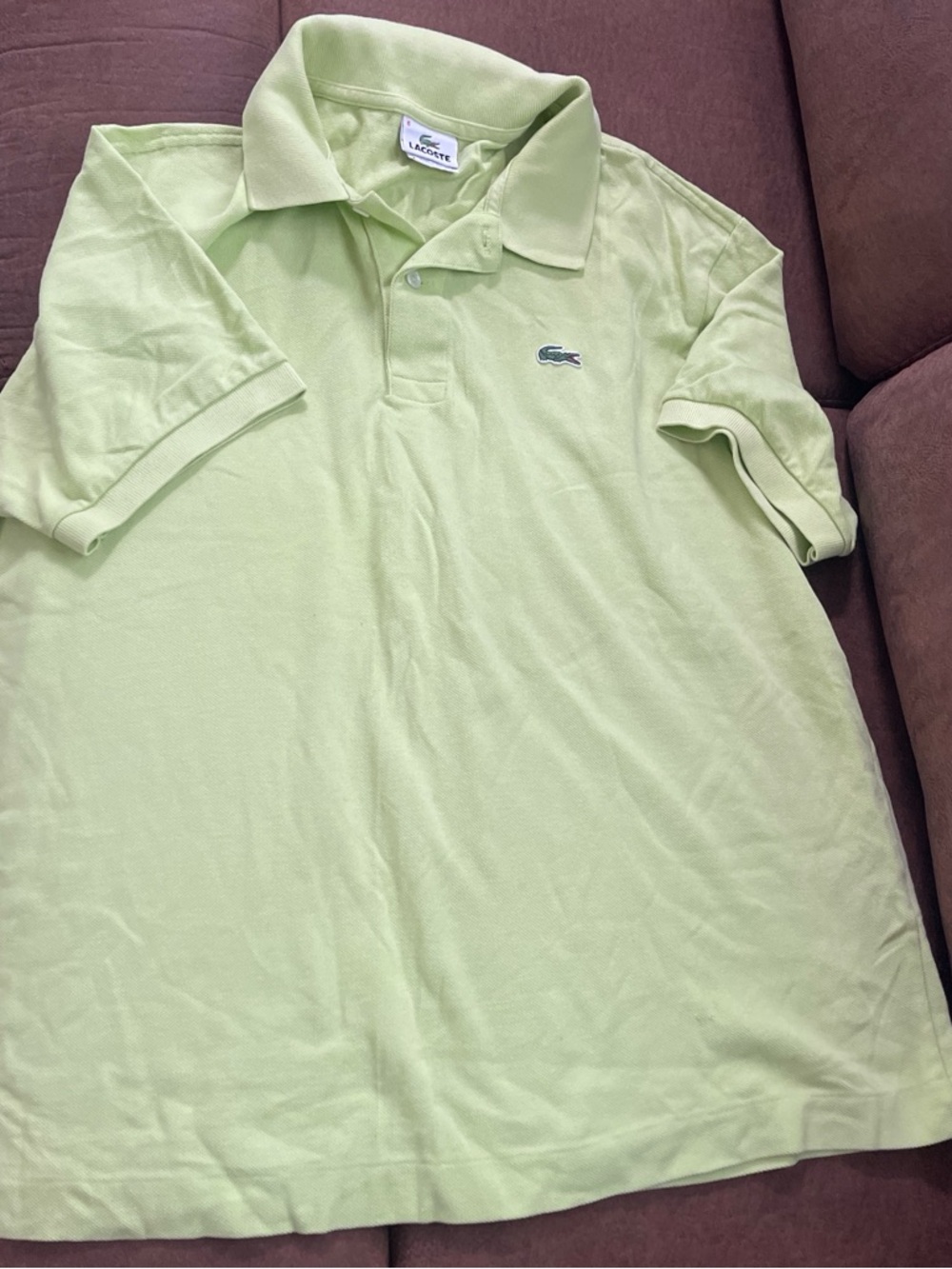 Lacoste Men’s Pastel Green Classic Pique Polo